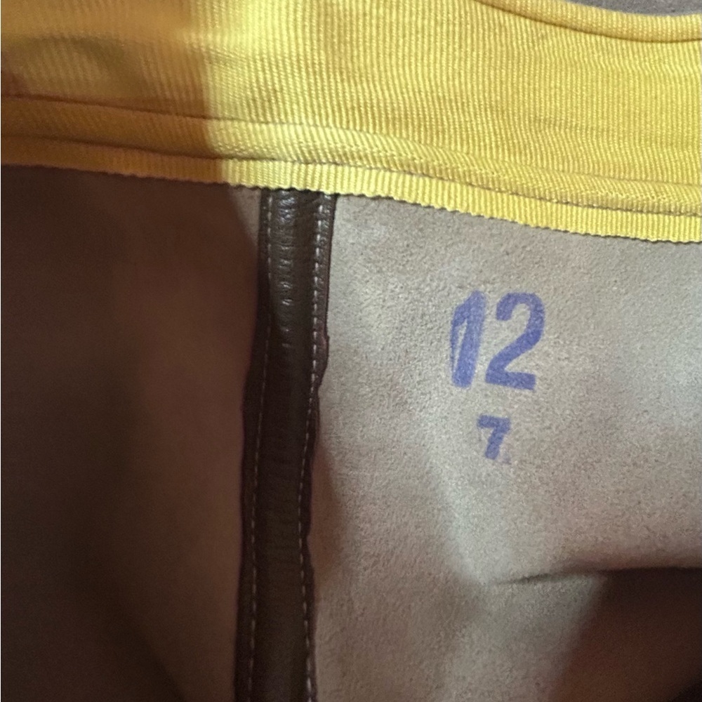 Vintage Size 12 Small Leather Suede Lederhosen Short - Picture 3 of 7